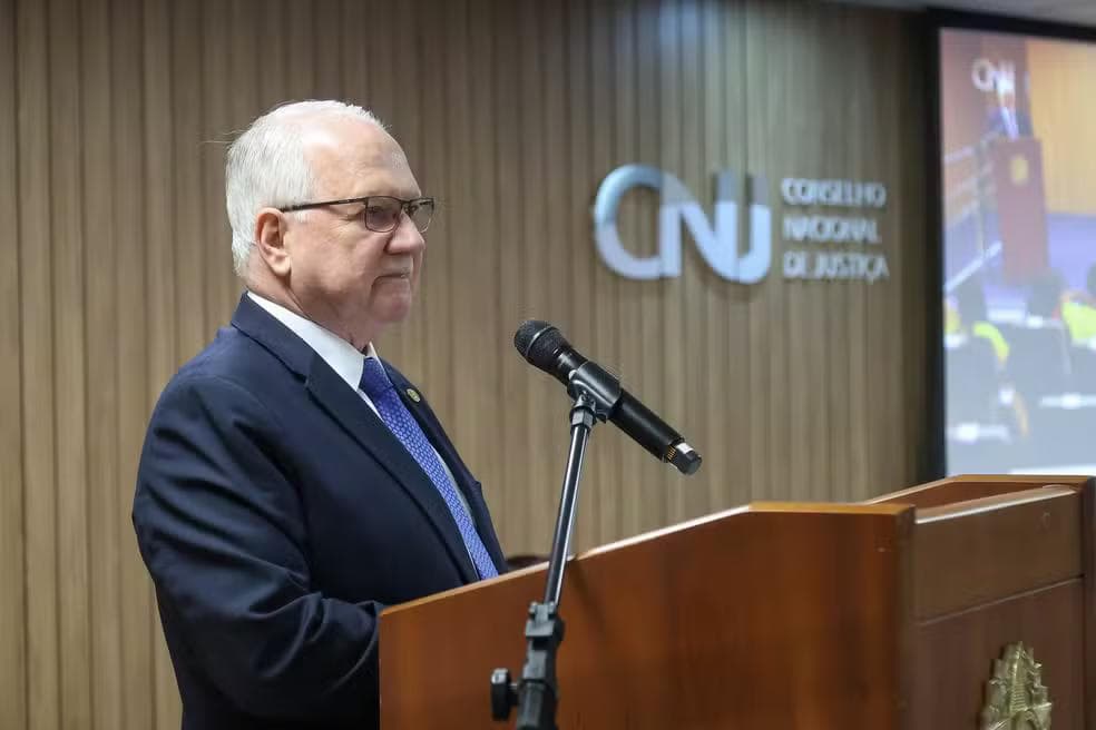 Ministro Edson Fachin, presidente do CNJ — Foto: Gustavo Moreno/CNJ