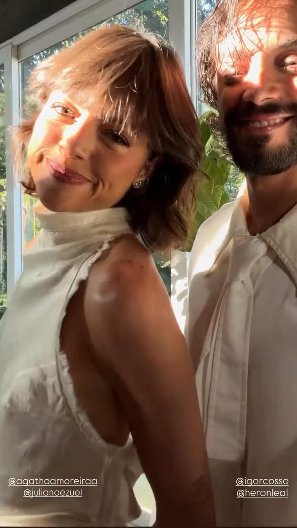 Agatha Moreira e Rodrigo Simas — Foto: Reprodução/ Instagram @agathaamoreiraa