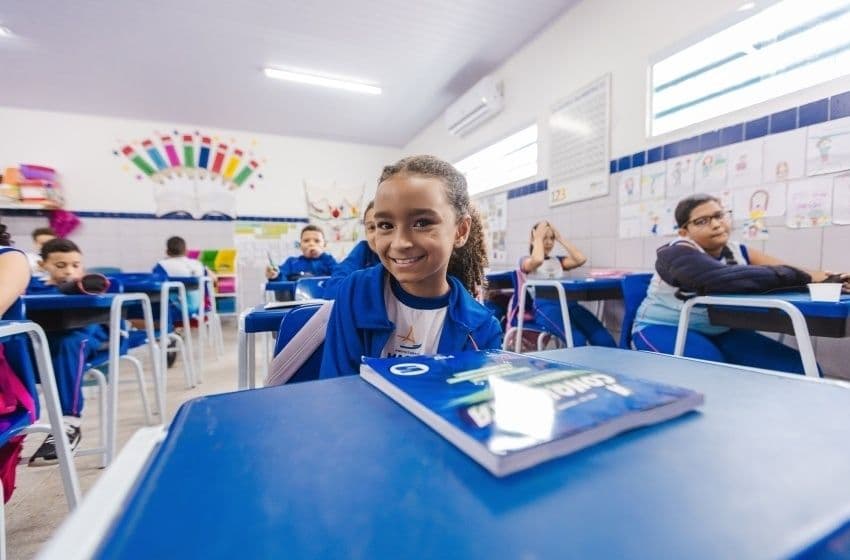 Estudantes na sala de aula - Ascom Semed