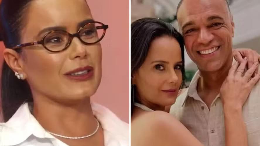 Luciele explica por que demorou para assumir romance com Denílson — Foto: Arquivo Pessoal