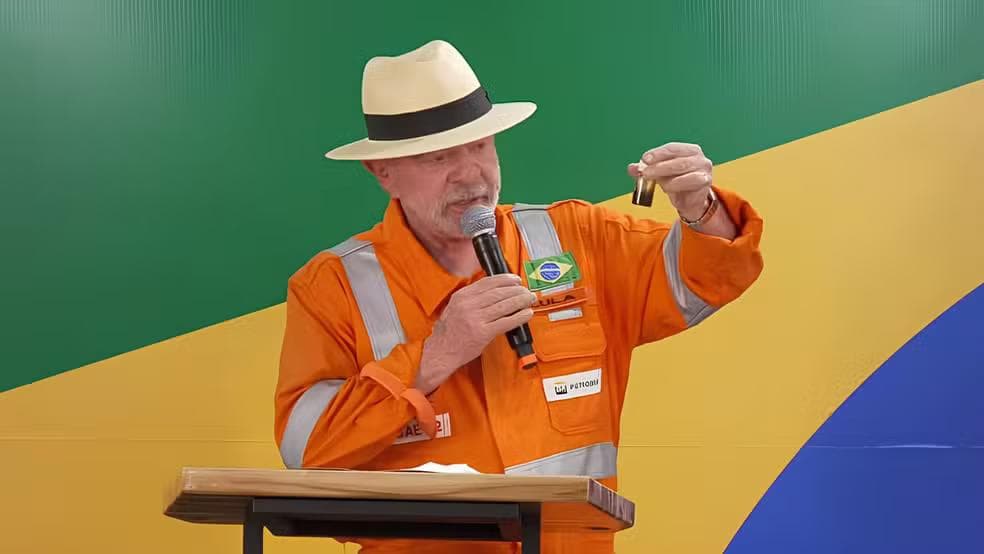 Lula diz que petróleo do Amapá é 'soberania nacional' e Brasil não aceitará interferências. — Foto: Reprodução