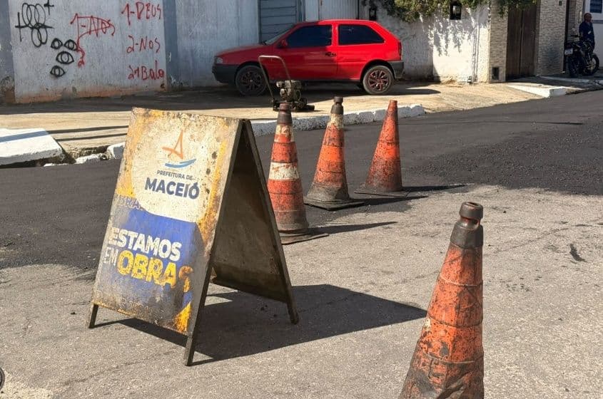 Execução da Operação Tapa-buraco. Foto: Ascom Seminfra