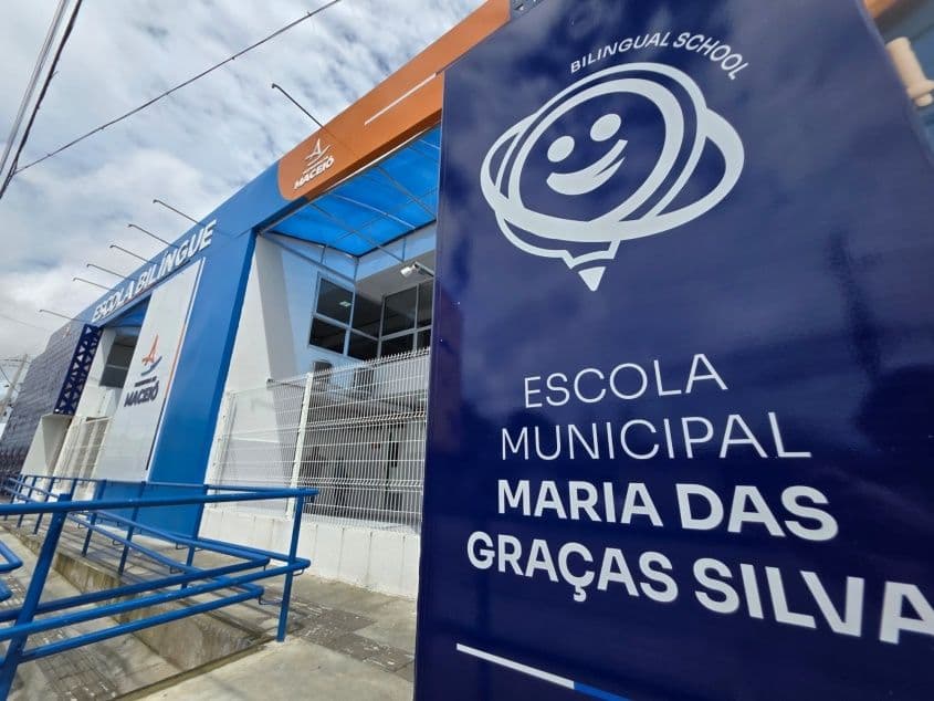 Bairro abriga primeira escola bilíngue de Maceió. Foto: Secom Maceió
