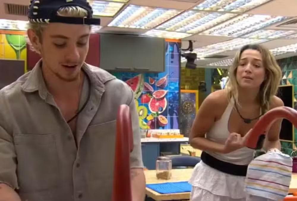 Juliano Floss e Samira protagonizaram brigas no BBB 26 — Foto: Globo Play
