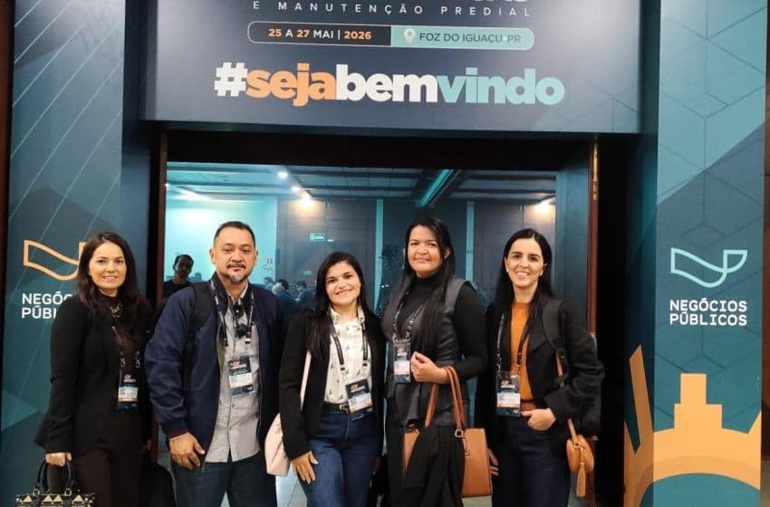 Servidores representam o Iplam em Foz do Iguaçu(PR). Foto: Cortesia