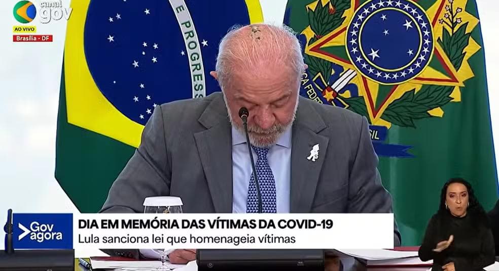 Lula em agenda em 12 de março. — Foto: Reprodução/CanalGov