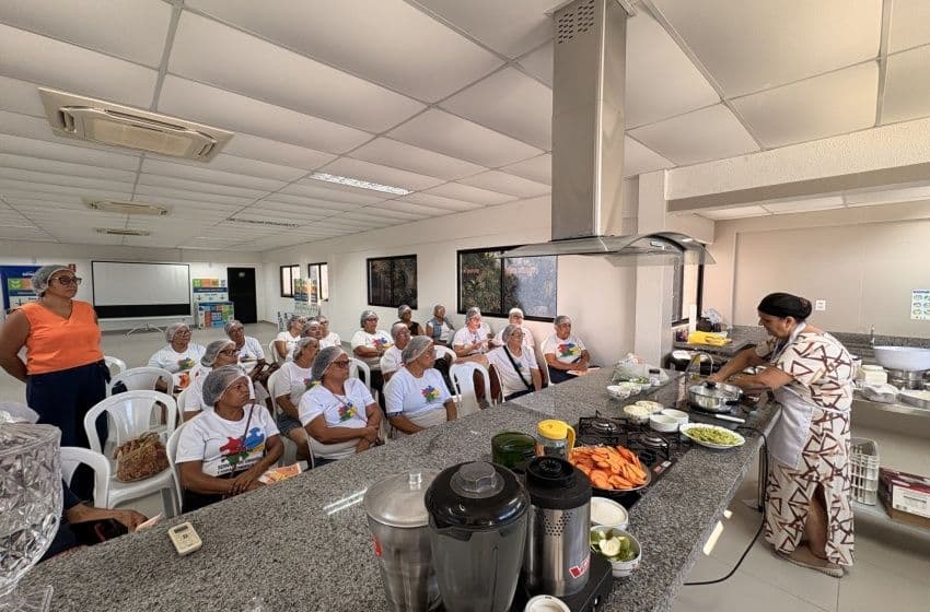 Participaram da ação 20 usuárias do Cras Sônia Sampaio. Foto: Ascom Semdes