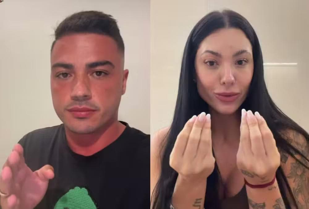 Junior Navarro e Rayane Figliuzzi tem um filho juntos — Foto: Reprodução/Instagram