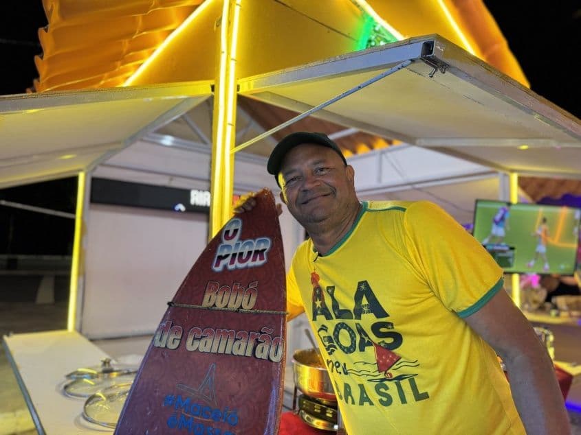chef de cozinha Marcos Vítor, Chef do 'pior bobó de camarão'. Foto: Bia Rodrigues