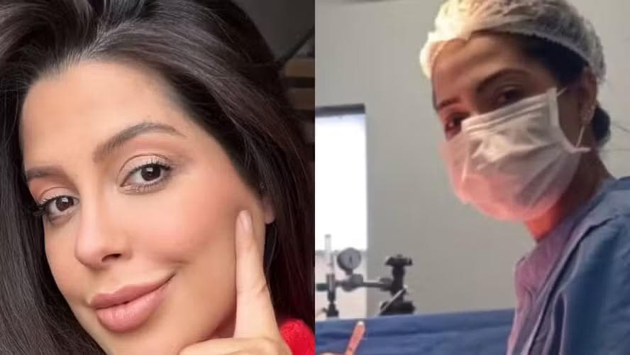Grávida, Laís Caldas é criticada por escolher cesariana e se defende: 'Sou médica' — Foto: Reprodução/Instagram