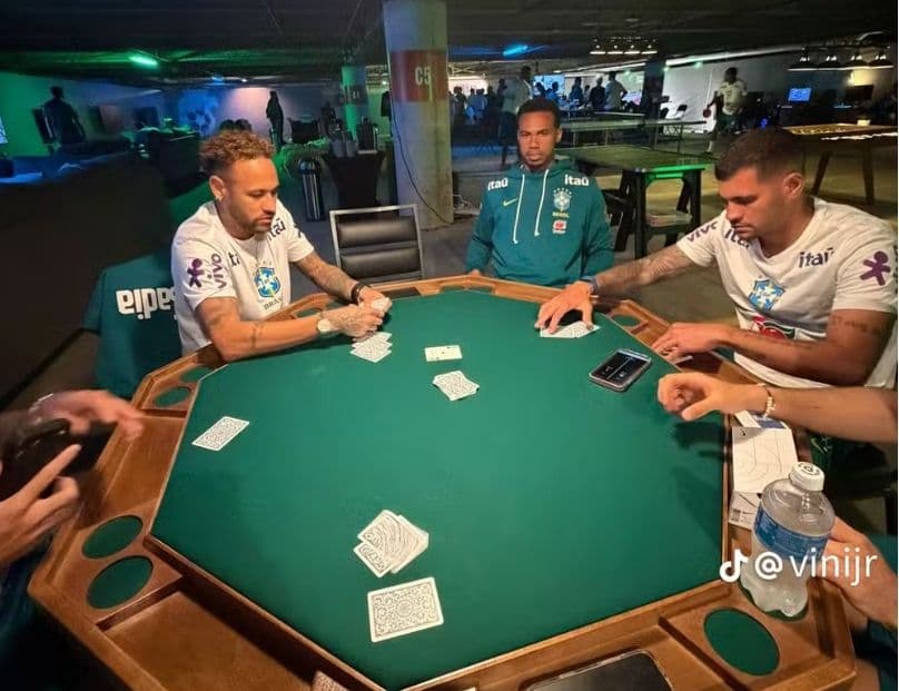 Vini Jr. compartilha bastidores da Copa — Foto: Reprodução/Tiktok