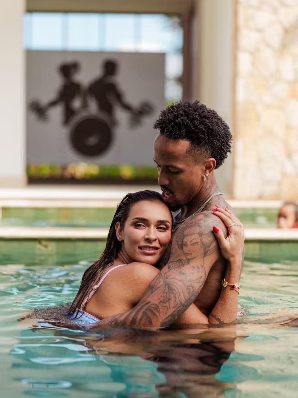 Tainá e Eder Militão — Foto: Reprodução/Instagram