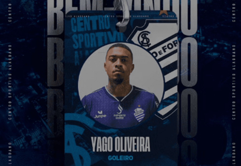 Yago Oliveira é contratado pelo CSA — Foto: ASCOM CSA