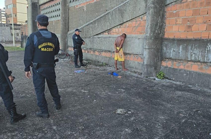 Prisão aconteceu durante patrulhamento no Centro. Foto: Ascom Semsc