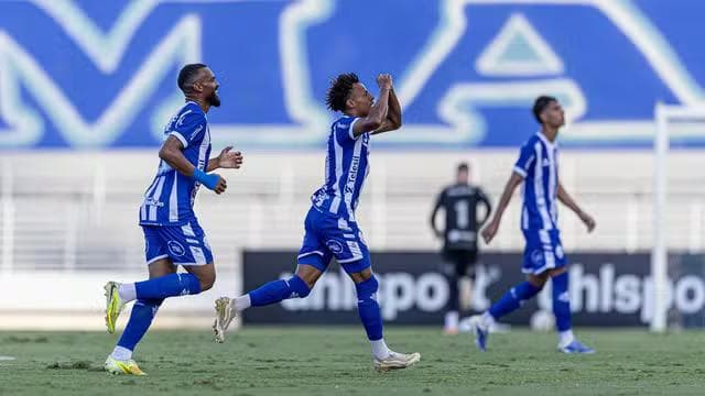 CSA x Jacuipense, no Rei Pelé; gol de Rian Santana (Foto: Allan Max/ASCOM CSA)