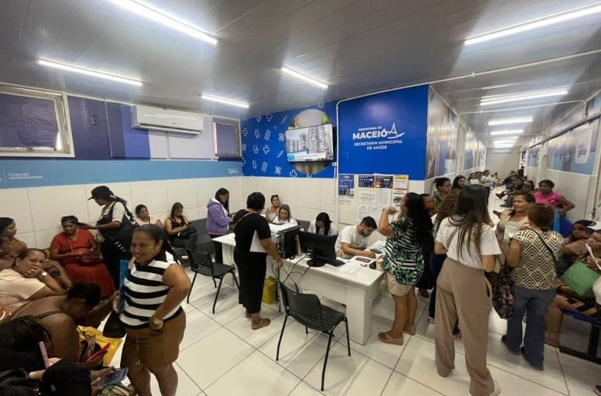 Através do programa Olhar da Gente a unidade realizou um mutirão por demanda espontânea. Foto: Cortesia