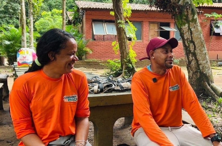 Após anos, Luana e Marcelo constroem nova realidade em espaços públicos da cidade com a iniciativa da Prefeitura. Foto: Giovanna Carvalho/ Secom Maceió