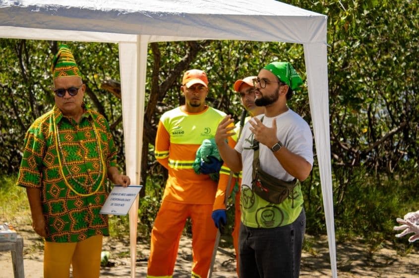 Cuidado com a natureza marca atividades do festival. Foto: Ascom Alurb