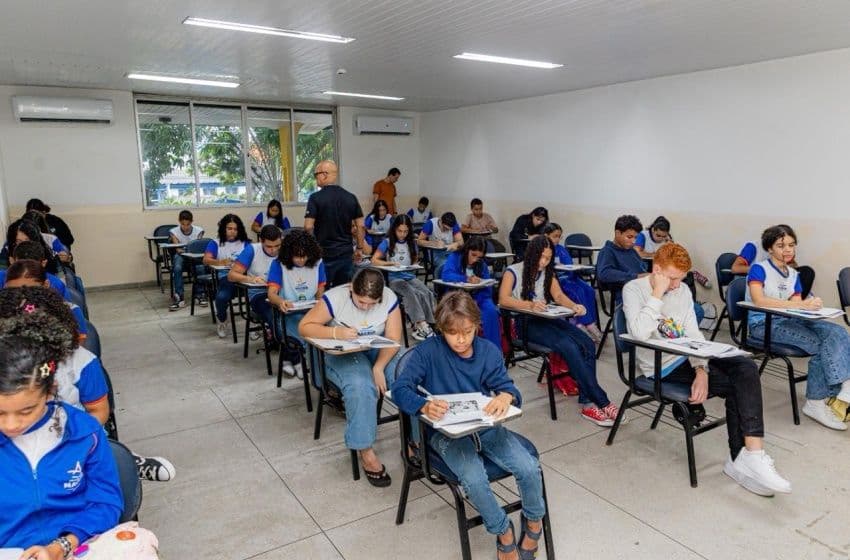Estudantes selecionados participarão de uma imersão em língua inglesa. Foto: Carol Cordeiro/ Ascom Semed