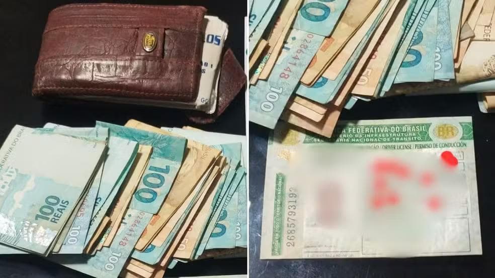 Servidor público mobiliza cidade para devolver carteira encontrada com R$ 5 mil: 'dinheiro estava voando na rua' em Diorama, Goiás — Foto: Arquivo Pessoal/Jovânio Marcos