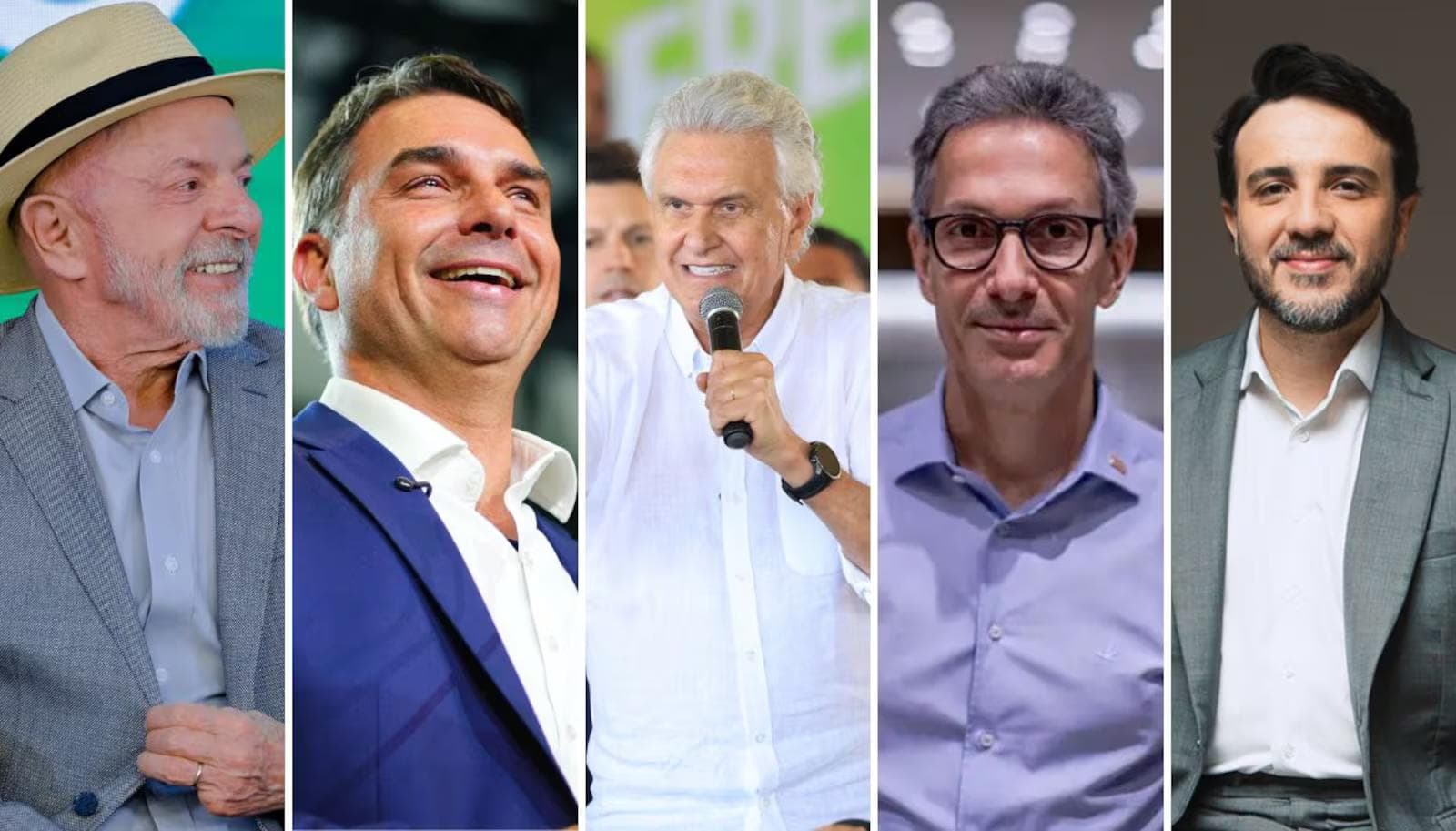 Montagem - 1-Ricardo Stuckert/ 2-Vittor Sales/ 3 e 4-Divulgação/ 5-Luiz Rebelato