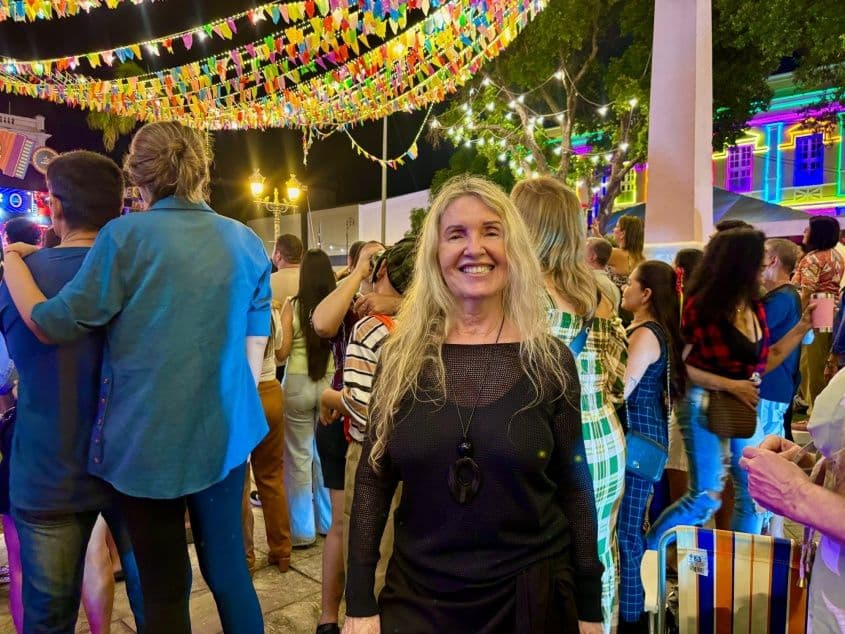 Margarete destacou a organização e segurança da festa. Foto: Secom Maceió