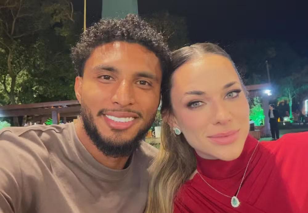 Myckaela Lobianco é casada com o jogador Éderson há cinco anos — Foto: Reprodução