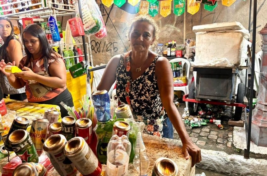 No segundo dia de festa, os ambulantes já sentem o evento de forma positiva para as vendas. Foto: Ascom FMAC