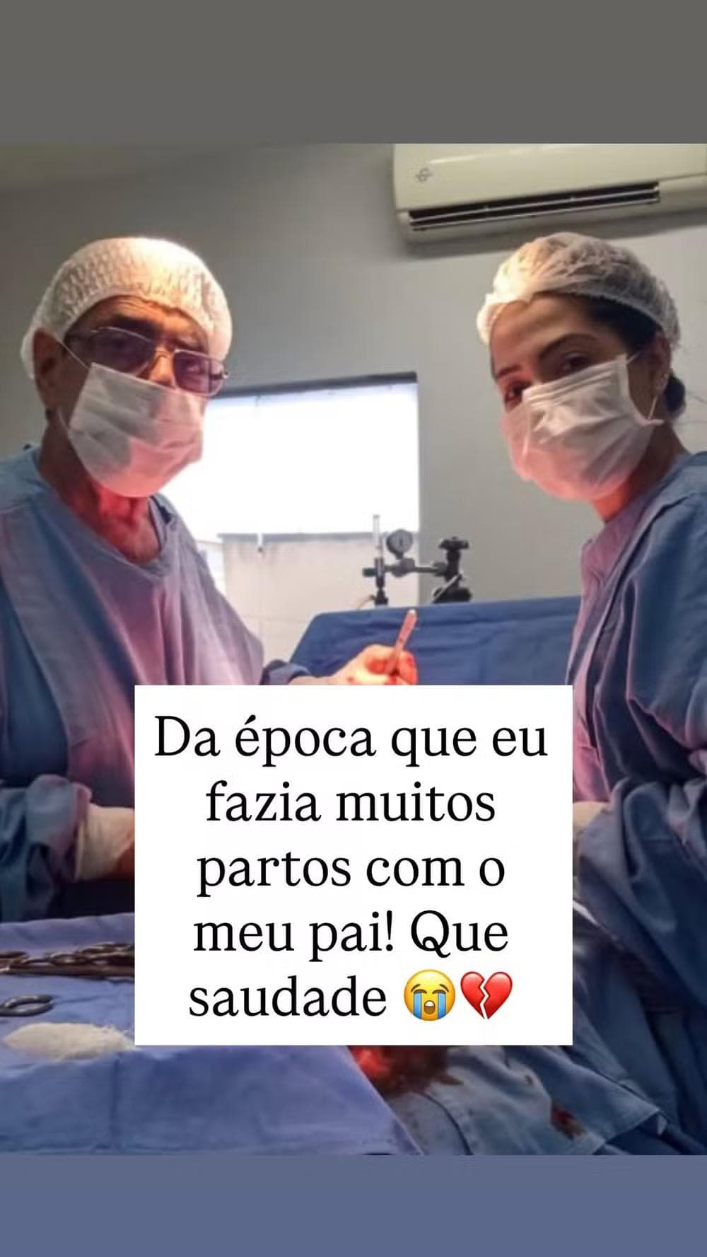 Grávida, Laís Caldas é criticada por escolher cesariana e se defende: 'Sou médica' — Foto: Reprodução/Instagram