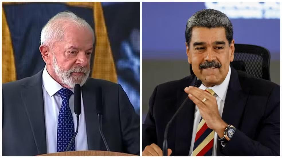 Lula e Maduro — Foto: Reprodução