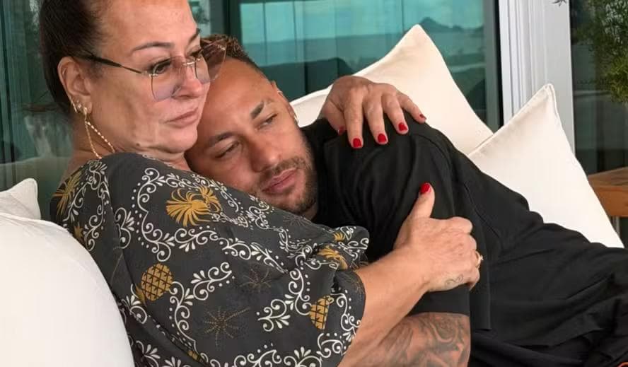 Neymar com a mãe — Foto: Reprodução/Instagram