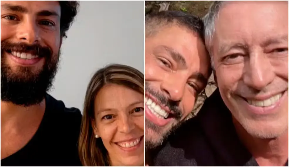 Cauã Reymond fala da mãe e do pai no Caldeirão — Foto: Globo