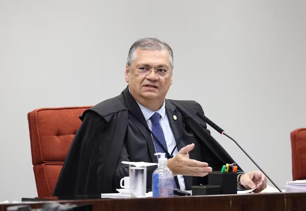 Flávio Dino em sessão da Primeira Turma do STF — Foto: Luiz Silveira/STF
